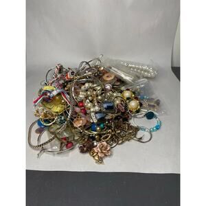 Vintage Costume Jewelry Lot Wearable Necklaces Bracelets Mixed Estate